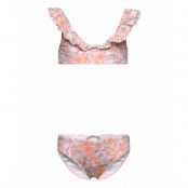 Kids/ Floral-Print Bikini Bikini Pink Mango