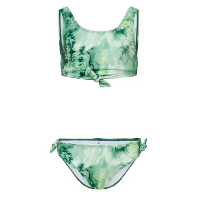 Kids Only Kogbeach Knot Bikini Set Acc Grön