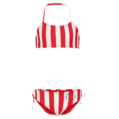 Kids Only Kogholiday Rouching Bikini Set Acc Röd