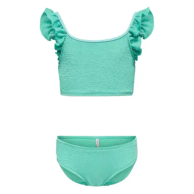 Kids Only Kogwave Structure Bikini Set Acc - Blue - 134-140