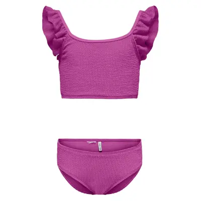 Kids Only Kogwave Structure Bikini Set Acc - Purple - 122-128