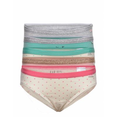 Kids Organic Cotton Print Bikini Briefs Night & Underwear Underwear Panties Rosa GAP