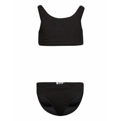 Kogamanda C. Structure Bikini Set Bikini Svart Kids Only