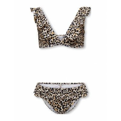 Kogclara Frill Bikini Bikini Vit Kids Only