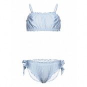 Kogirena Wrinkle Bikini Bikini Blå Kids Only