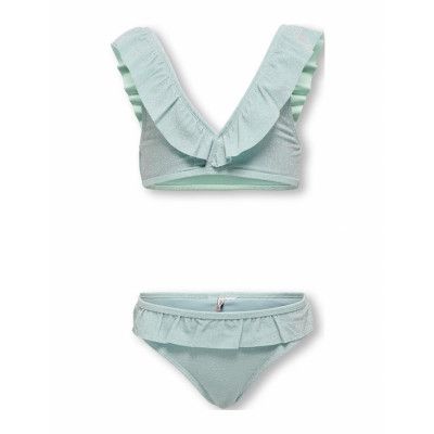 Kids Only Kogmalibu Glitter Bikini Set Acc Grön