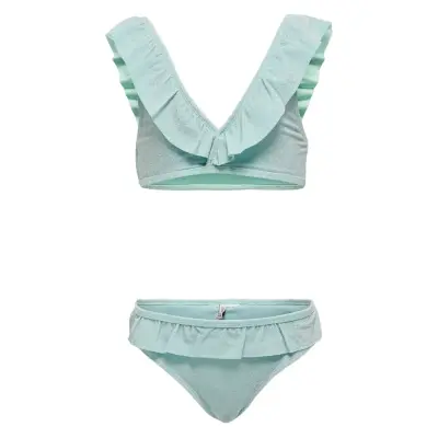 Kids Only Kogmalibu Glitter Bikini Set Acc Grön