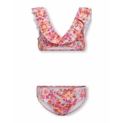Kids Only Kogtikka Frill Bikini Set Acc Rosa