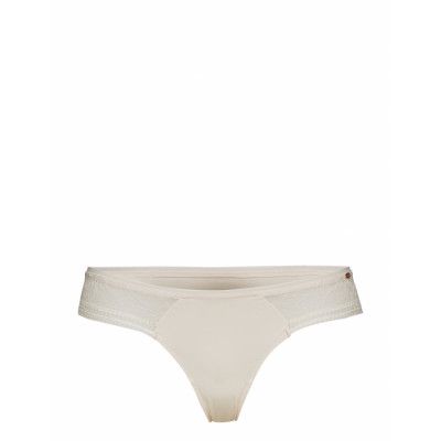 L. Bikini Briefs Trosa Brief Tanga Creme Skiny