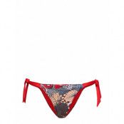 L. Reversible Cheeky Brasili Bikinitrosa Röd Skiny