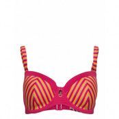 La Concha Padded Bikini Top Swimwear Bikinis Bikini Tops Wired Bikinitops Pink Primadonna