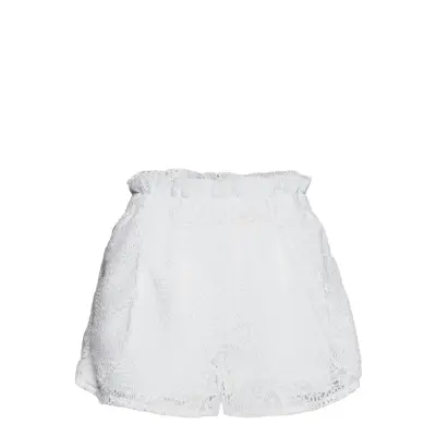 Lace Short Beach Wear Vit Hunkemöller