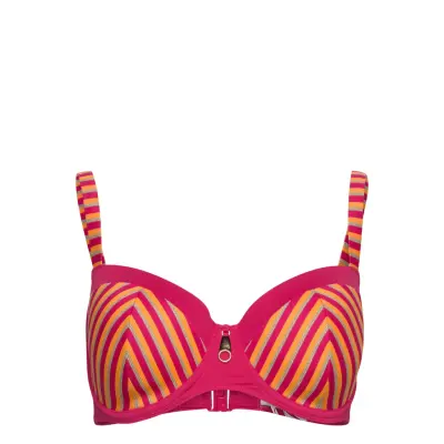 La Concha Padded Bikini Top Swimwear Bikinis Bikini Tops Wired Bikinitops Rosa Primadonna