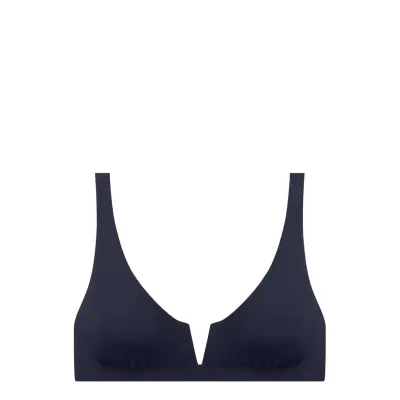 Lauren Ralph Lauren Badkläder Lrl Beach Club Solid Wire Bra Marinblå
