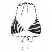 Leopard Bikini Top Swimwear Bikinis Bikini Tops Triangle Bikinitops Black Mango
