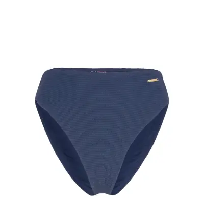 Lexington Clothing Textured Bikini Bottom Marinblå