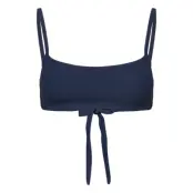 Lexington Clothing Textured Bikini Top Marinblå