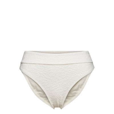 Libby Highleg Hw Swimwear Bikinis Bikini Bottoms Bikini Briefs Vit Hunkemöller