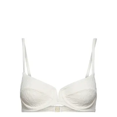 Libby V Front Uf Swimwear Bikinis Bikini Tops Wired Bikinitops Vit Hunkemöller