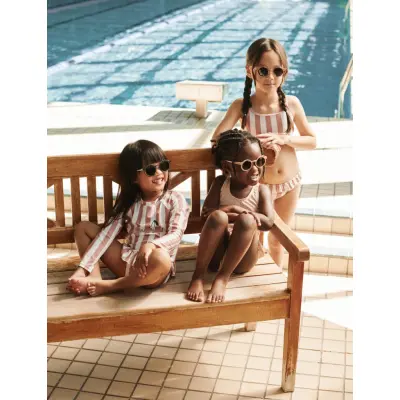 Liewood Belle Stripe Bikini - Pink - 128