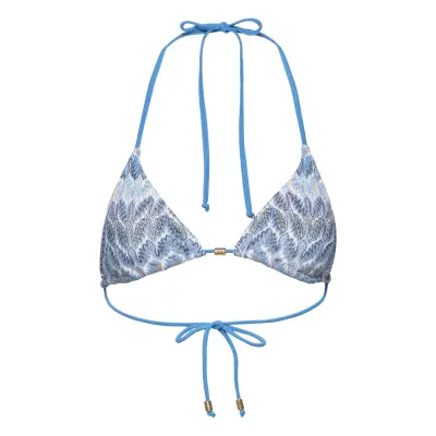 Light_Padded Cetara Triangle Swimwear Bikinis Bikini Tops Triangle Bikinitops Blå Dorina