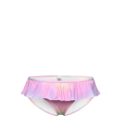 Lindex Bikini Brief Flounce Aop Rosa