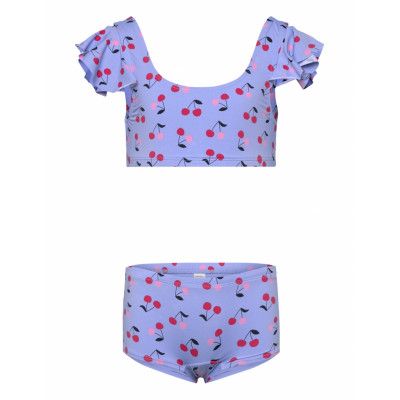 Lindex Bikini Frill On Shoulder Cherr Lila