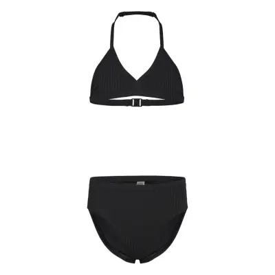 Lindex Bikini Triangle Rib Svart