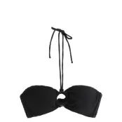 Lindex Bra Bandeau Brie Crepe Svart