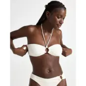 Lindex Bra Bandeau Brie Crepe - White - M