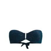 Lindex Bra Bandeau Brie Lurex Blå