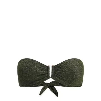 Lindex Bra Bandeau Brie Lurex Svart