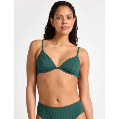 Lindex Bra Stella Rib - Green - S
