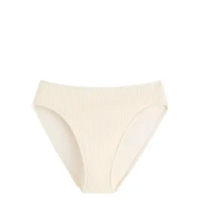 Lindex Brief Bikini High Hanna Crepe - Beige - XL