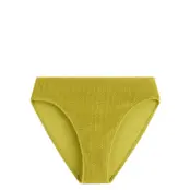 Lindex Brief Bikini High Hanna Crepe Grön