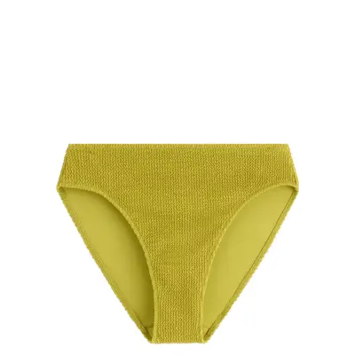Lindex Brief Bikini High Hanna Crepe Grön
