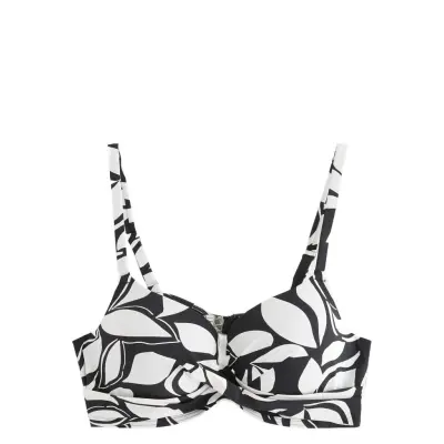 Lindex Swim Bra Liljatshirt Twist Svart