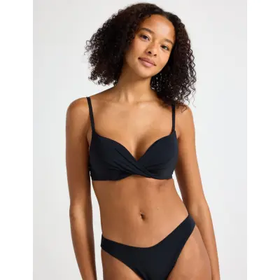Lindex Swim Bra Malva Bc - Black - 85 a