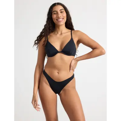 Lindex Swim Brief Naomi High Leg Braz - Black - XS