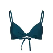 Lindex Swim Top Nicola Shiny Blå