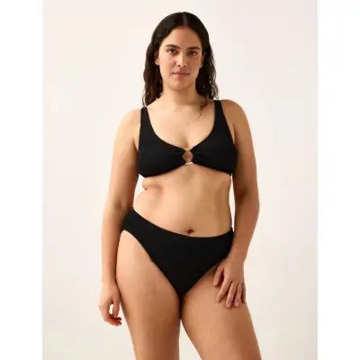 Lindex Unpadded Bikini Bra - Black - XL