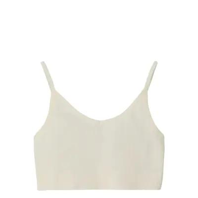 LMTD Nlfkailey Rib Bralette Noos Kräm