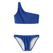 LMTD Nlfzilse One Shoulder Bikini - Blue - 170-176