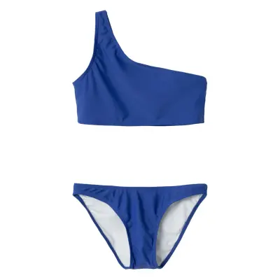 LMTD Nlfzilse One Shoulder Bikini - Blue - 170-176