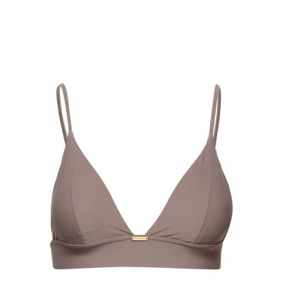 Long Line Triangle-R Bikinitop Beige Calvin Klein