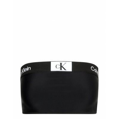 Calvin Klein Longline Bandeau Svart