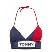 Longline Triangle Rp Bikinitop Blå Tommy Hilfiger