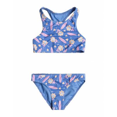 Roxy Lorem Crop Top Set Blå