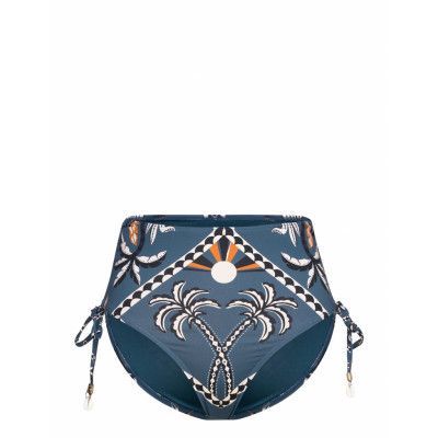 Malina Lottie High Rise Bikini Underdelar Blå