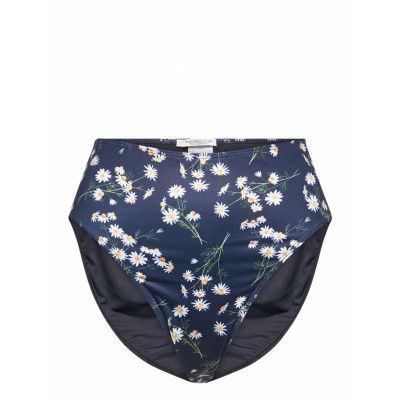 Lotusup Bikini Hipsters Swimwear Bikinis Bikini Bottoms High Waist Bikinis Blue Underprotection